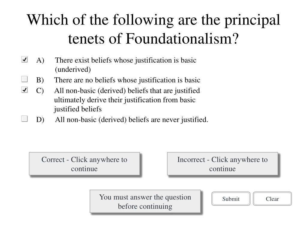 Ppt foundationalism powerpoint presentation free download id 1992669