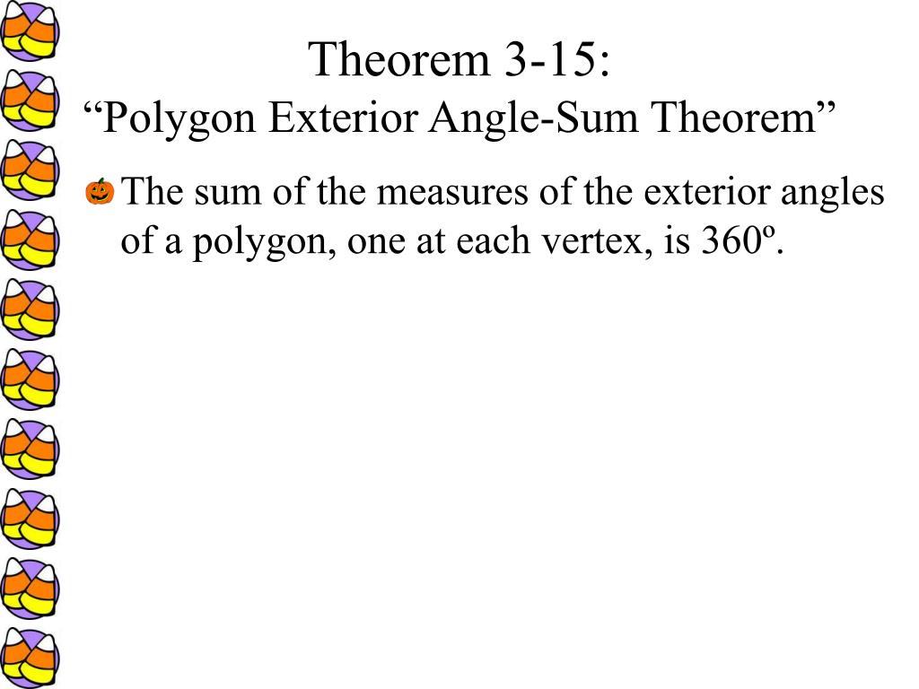 Ppt Section 3 5 The Polygon Angle Sum Theorem Powerpoint