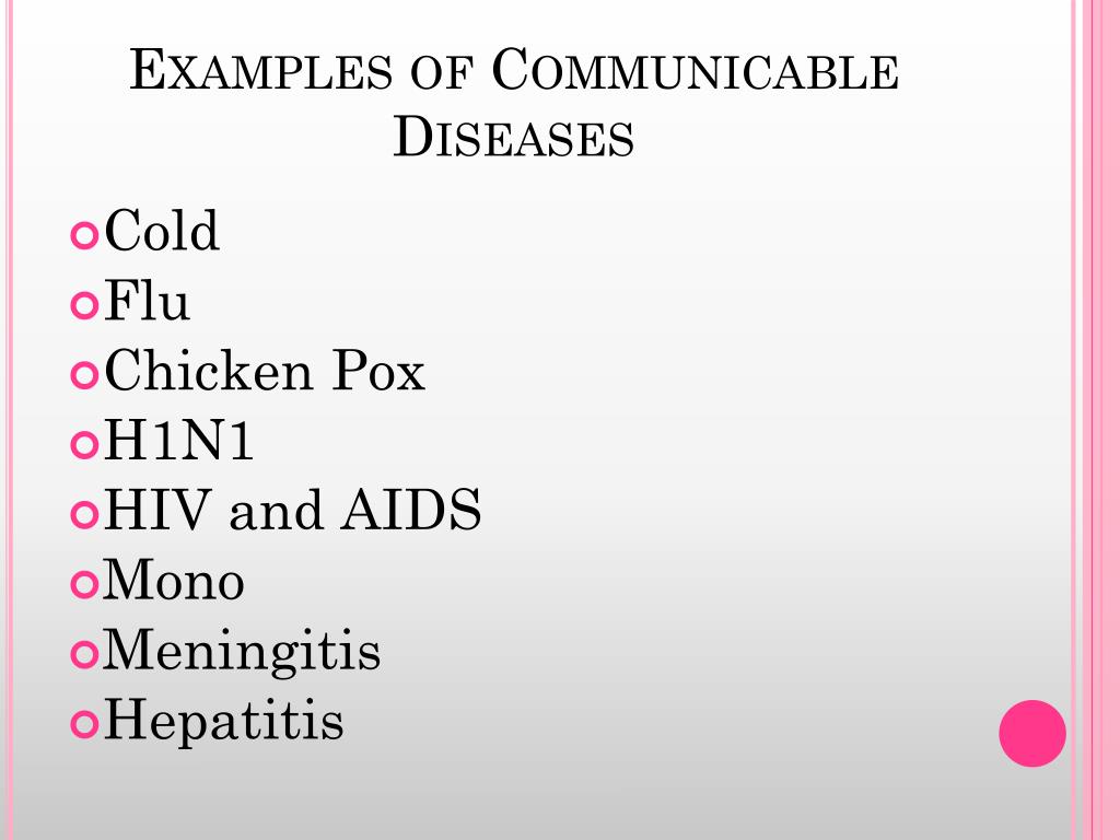 PPT - Communicable vs. Non-Communicable Diseases PowerPoint