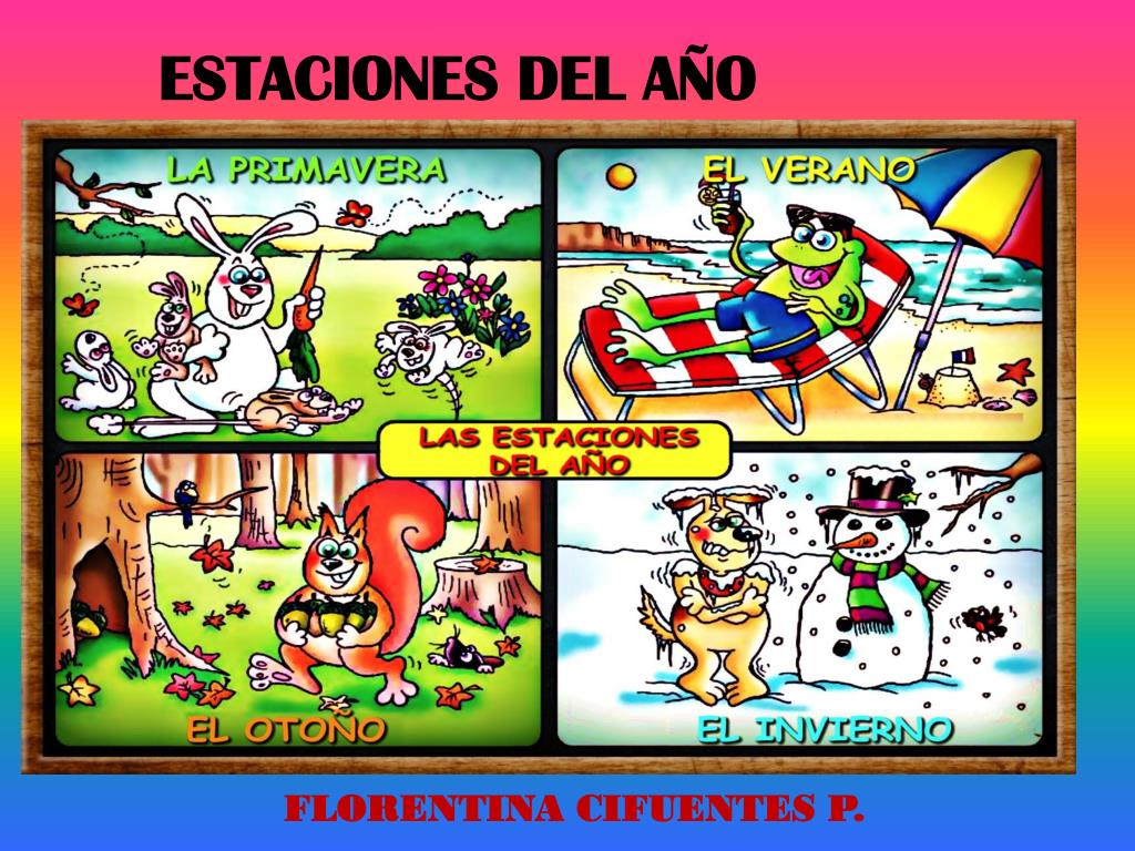 PPT - ESTACIONES DEL AÑO PowerPoint Presentation, free download - ID:1994114