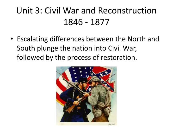 outcomes of the civil war and reconstruction essay Civil war and reconstruction, 1861-1877 the failure of compromise the american civil war african americans and emancipation reconstruction in 1877, soon after. outcomes of the civil war and reconstruction essay Civil war and reconstruction, 1861-1877 the failure of compromise the american civil war african americans and emancipation reconstruction in 1877, soon after.