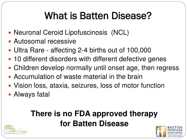 PPT - Batten Disease PowerPoint Presentation - ID:1994829