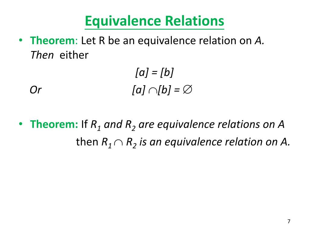 define equivalence relation with example