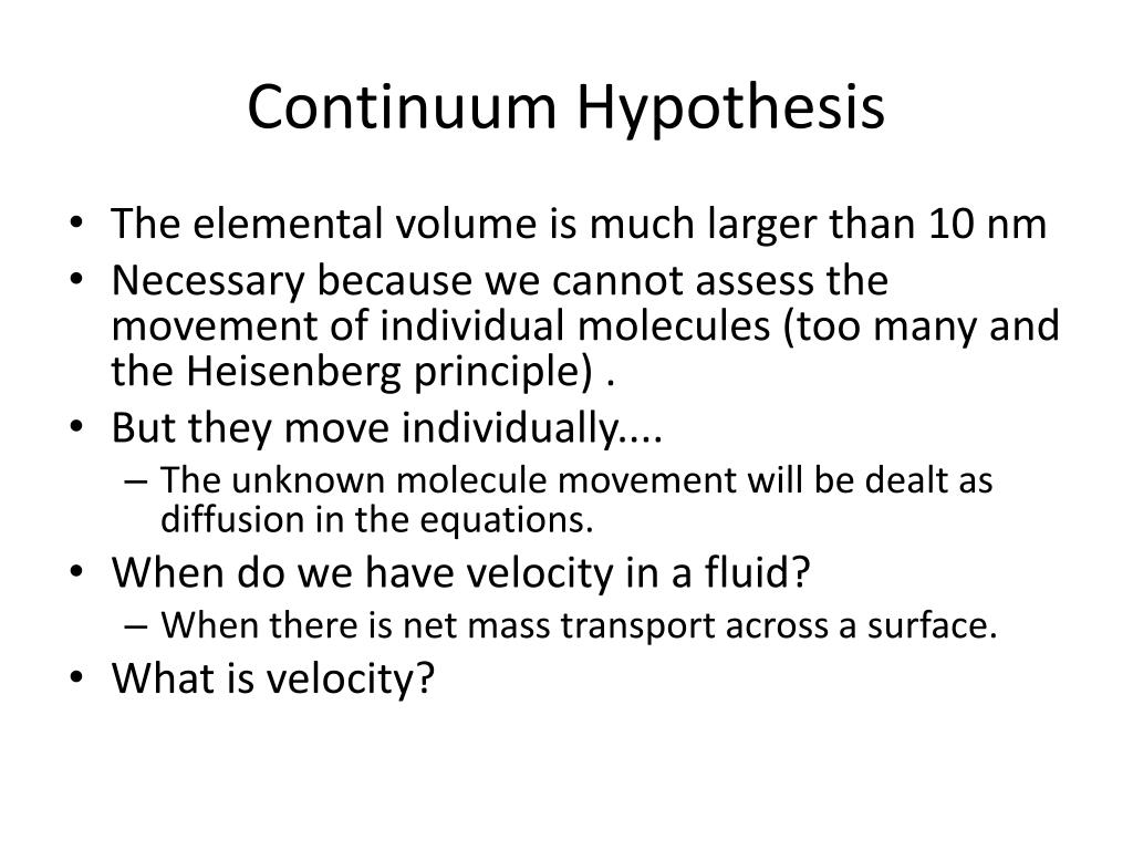 continuum hypothesis math