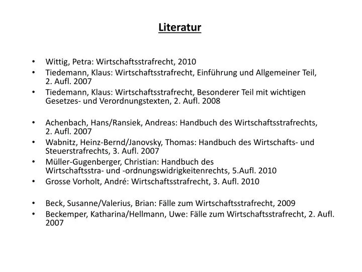 PPT - Literatur PowerPoint Presentation, free download - ID:1996045
