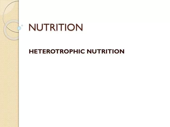 nutrition n.