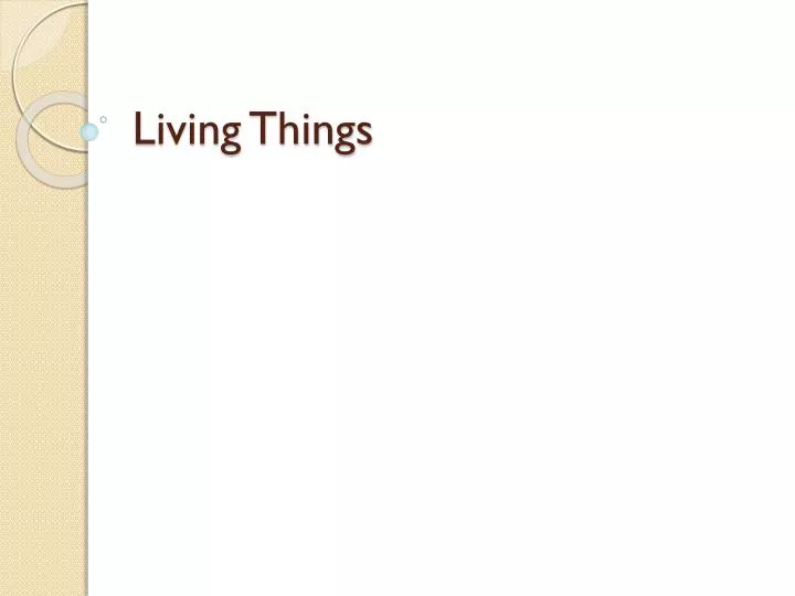living things n.