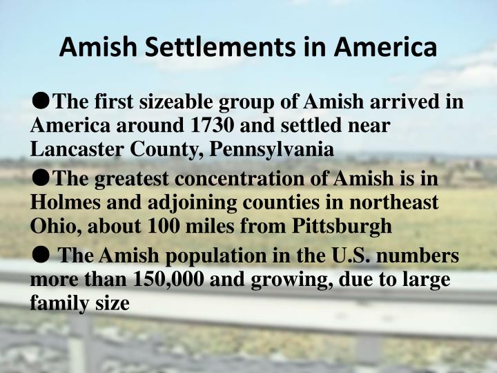 PPT Amish 101 Amish Beliefs, Culture & Lifestyle PowerPoint