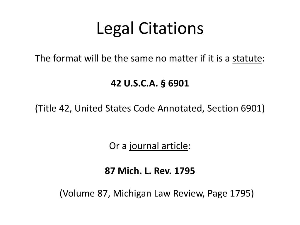what is citation in legal research