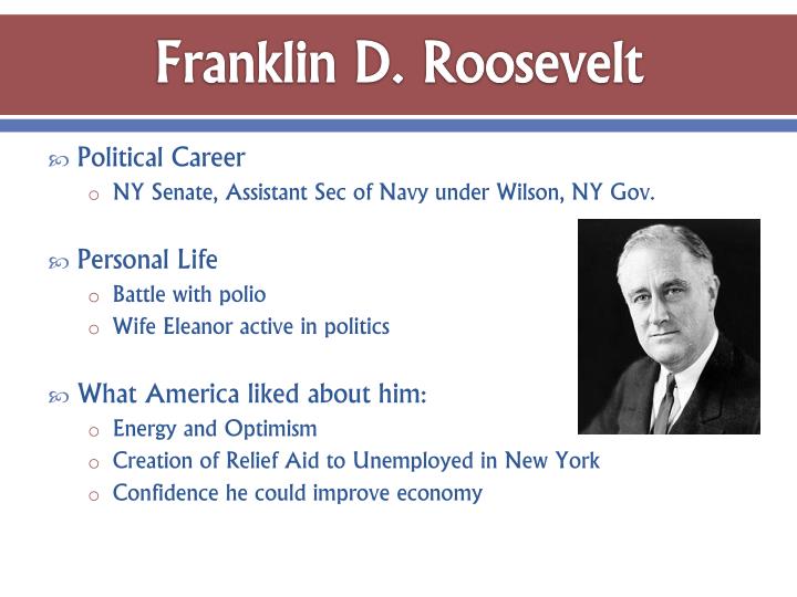 the life and political career of franklin d roosevelt The role of franklin d roosevelt in the history of the united states of america roosevelt resumed his political career with the support and assistance of . the life and political career of franklin d roosevelt The role of franklin d roosevelt in the history of the united states of america roosevelt resumed his political career with the support and assistance of .