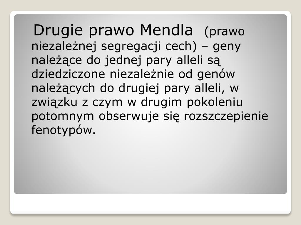 Wyjaśnij Czego Dotyczy Pierwsze Prawo Mendla Pierwsze Prawo Mendla