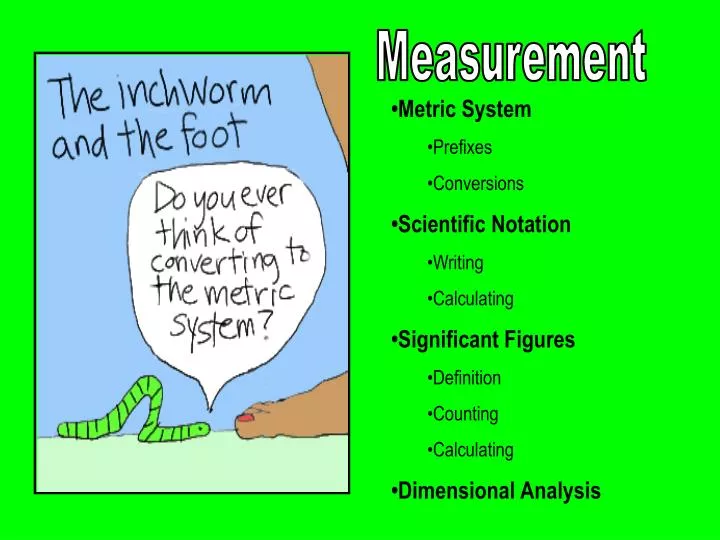PPT - Measurement PowerPoint Presentation, free download - ID:1998800