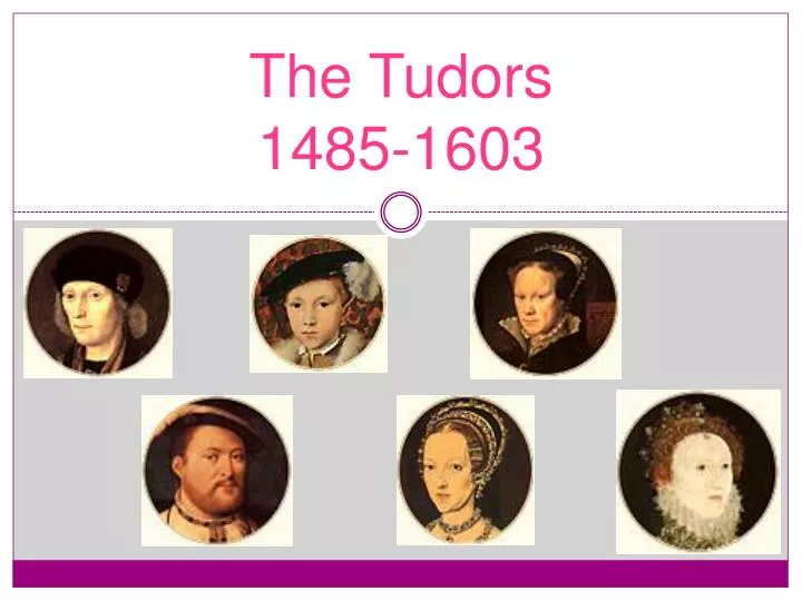 the tudors 1485 1603 n.