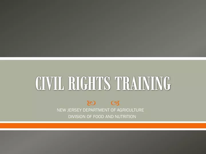 PPT - CIVIL RIGHTS TRAINING PowerPoint Presentation, free download - ID ...