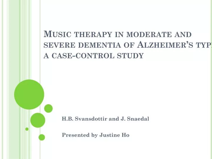 case study music therapy dementia