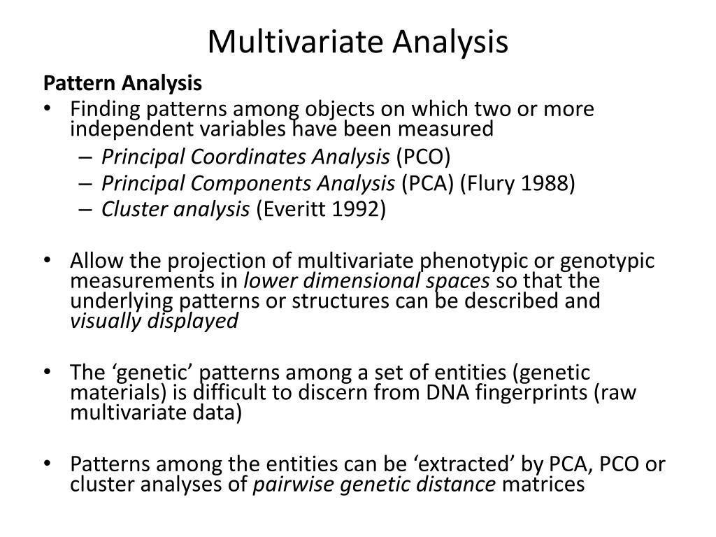 PPT - Multivariate Analysis PowerPoint Presentation, free download - ID ...