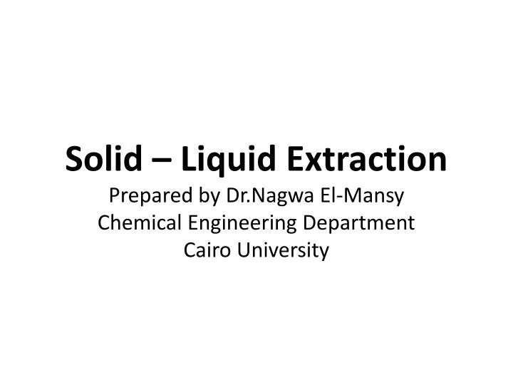 liquid liquid extraction in downstream processing