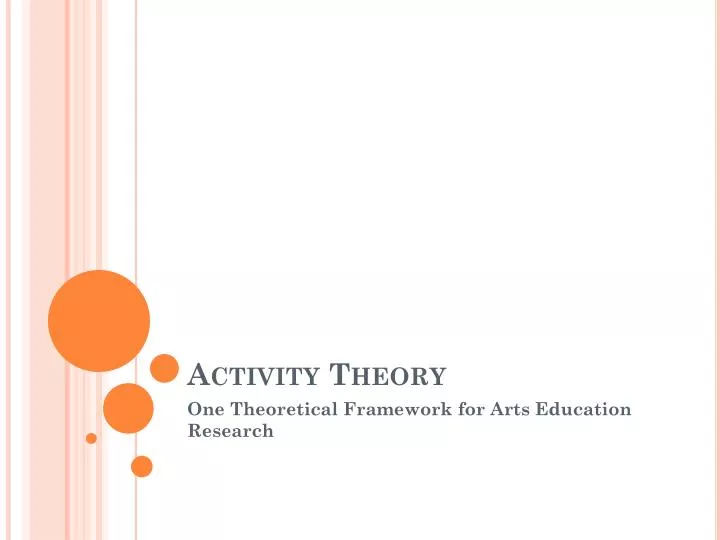 activity theory n.