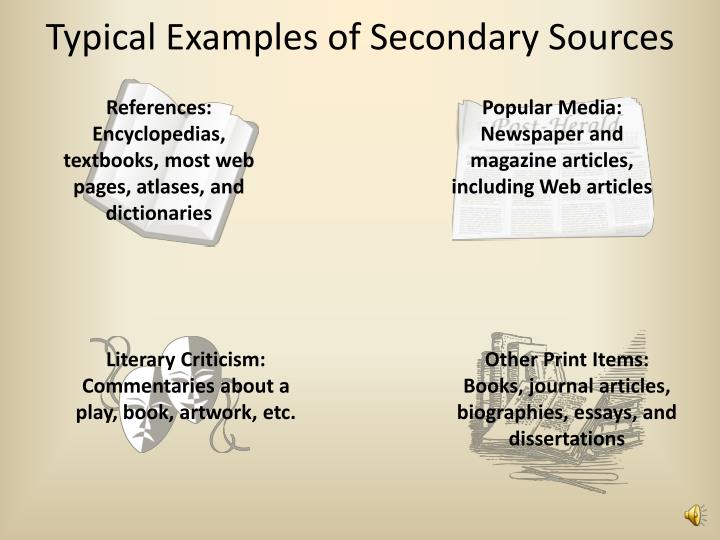 Ppt primary and secondary sources what i s the difference