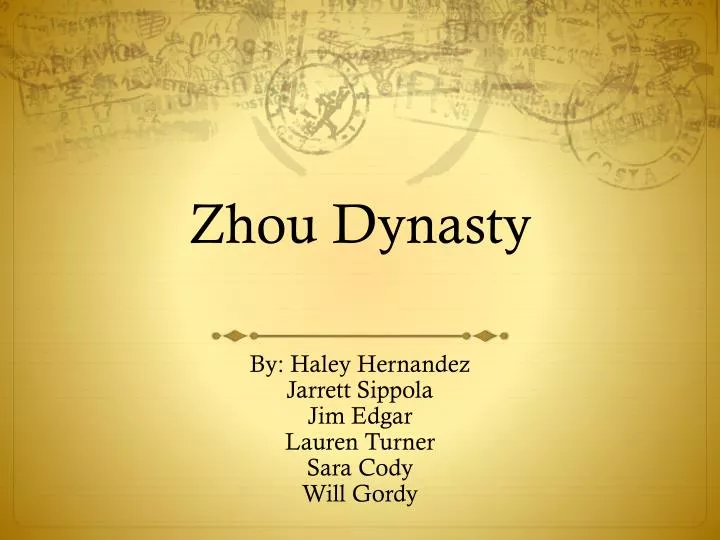 zhou dynasty n.