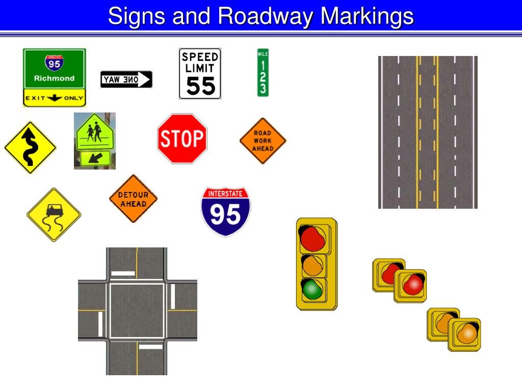 PPT - Signs and Roadway Markings PowerPoint Presentation, free