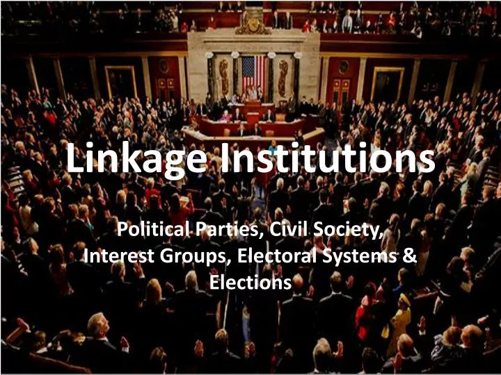 PPT Linkage Institutions PowerPoint Presentation, free download ID2004570