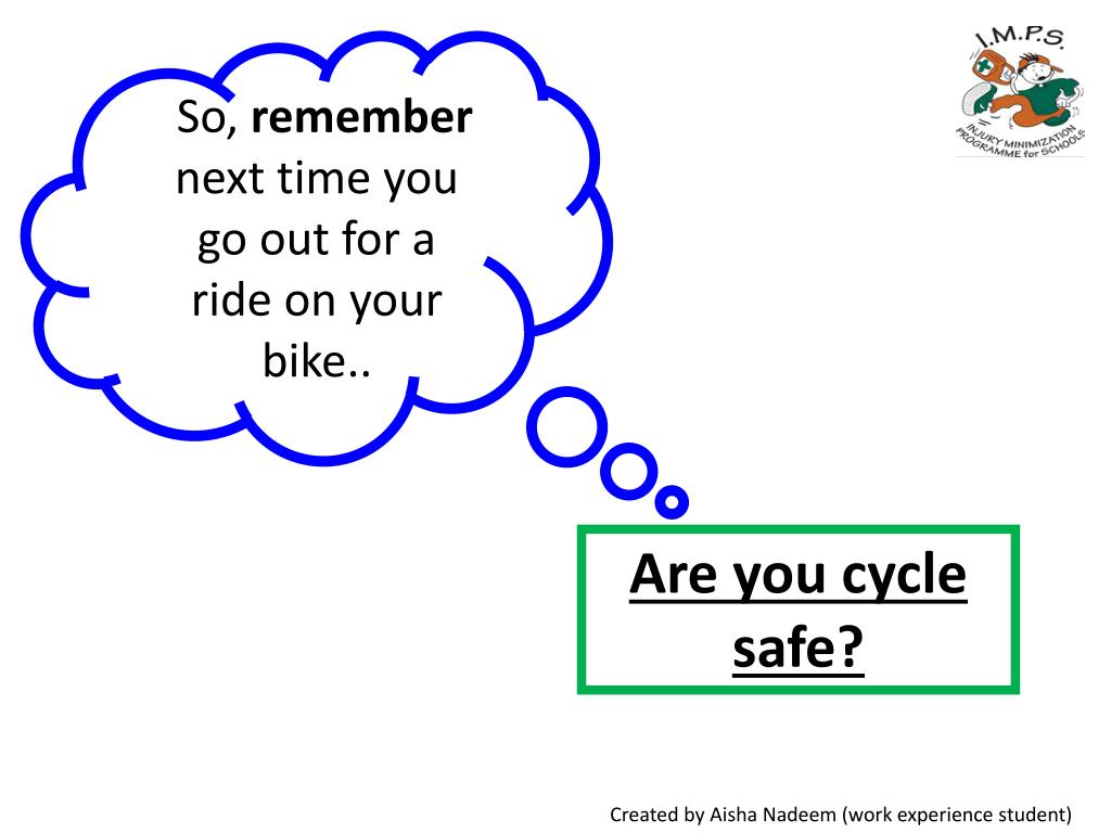 PPT Cycle Safety PowerPoint Presentation, free download ID2005722 PPT Cycle Safety PowerPoint Presentation, free download ID2005722