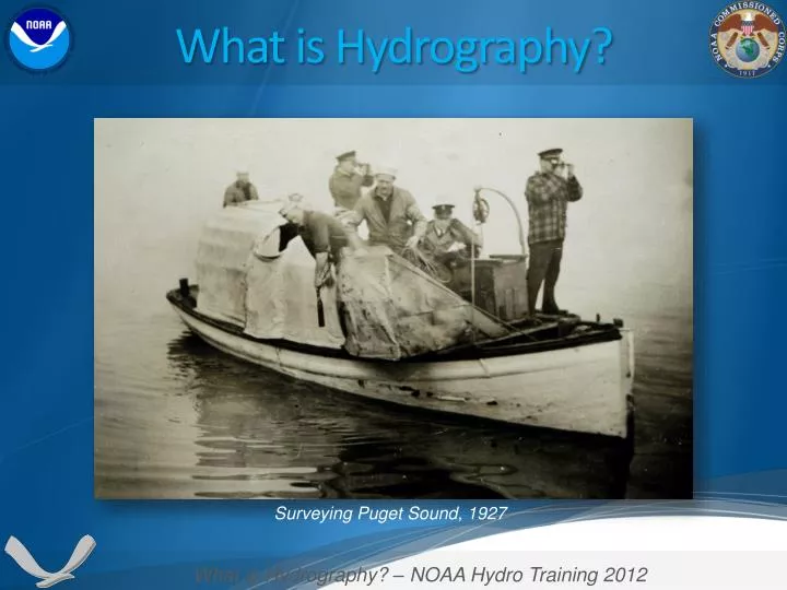 what is hydrography n.
