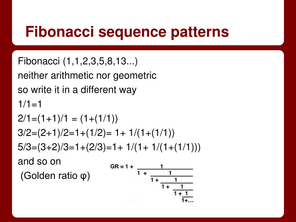 PPT - Fibonacci Numbers and Binet Formula (An Introduction to Number Theory) PowerPoint Presentation - ID:2006221