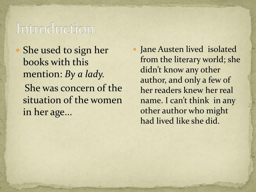 research paper on jane austen