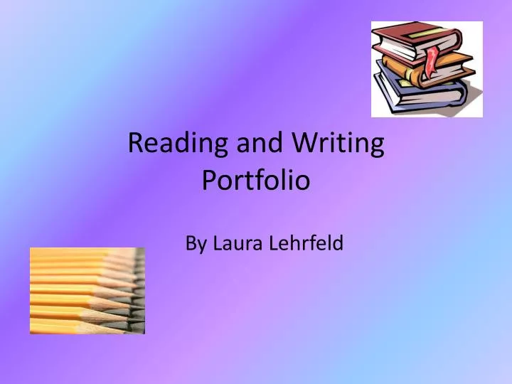 reading and writing portfolio n.