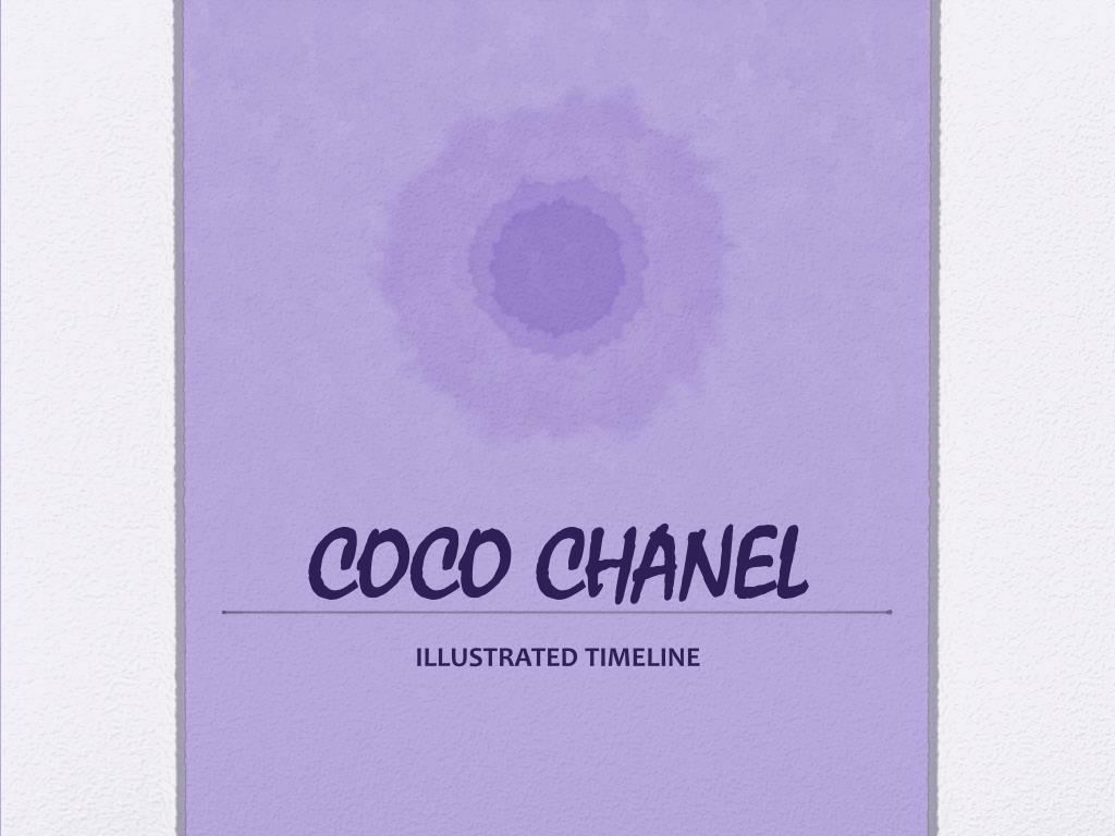Coco Chanel timeline
