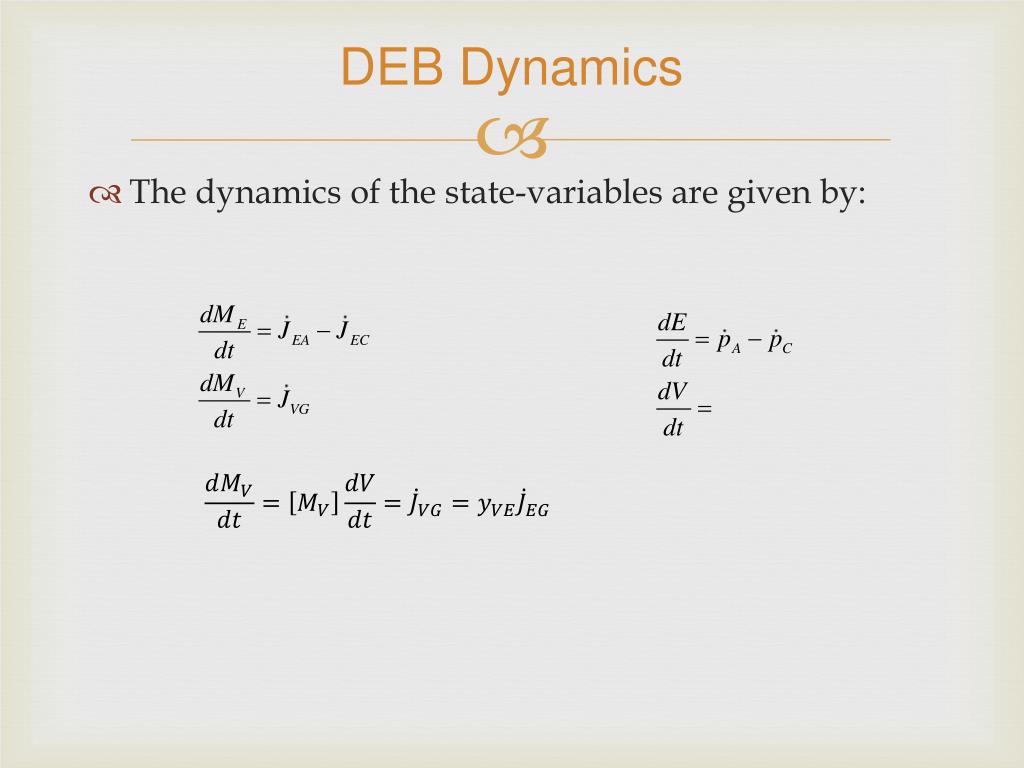 PPT Dynamic Energy Budget Theory I PowerPoint Presentation, free