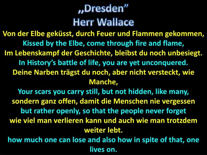 PPT Von der Elbe geküsst , durch Feuer und Flammen gekommen , PowerPoint Presentation ID2008242