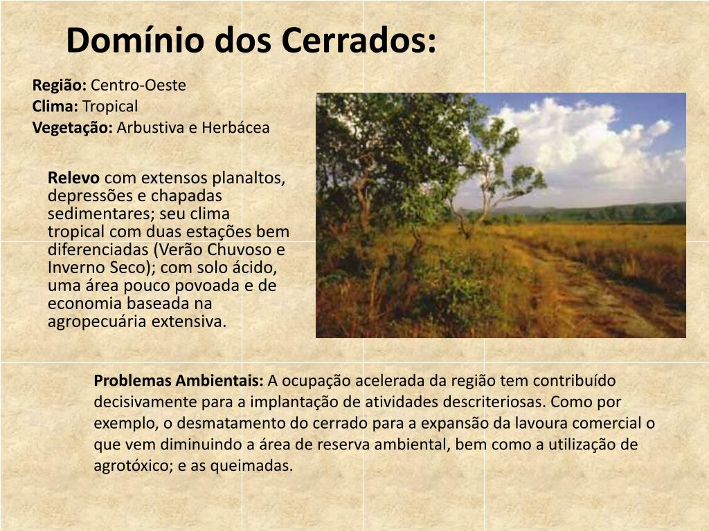 Esse Texto Apresenta Qual Domínio Morfoclimático Brasileiro