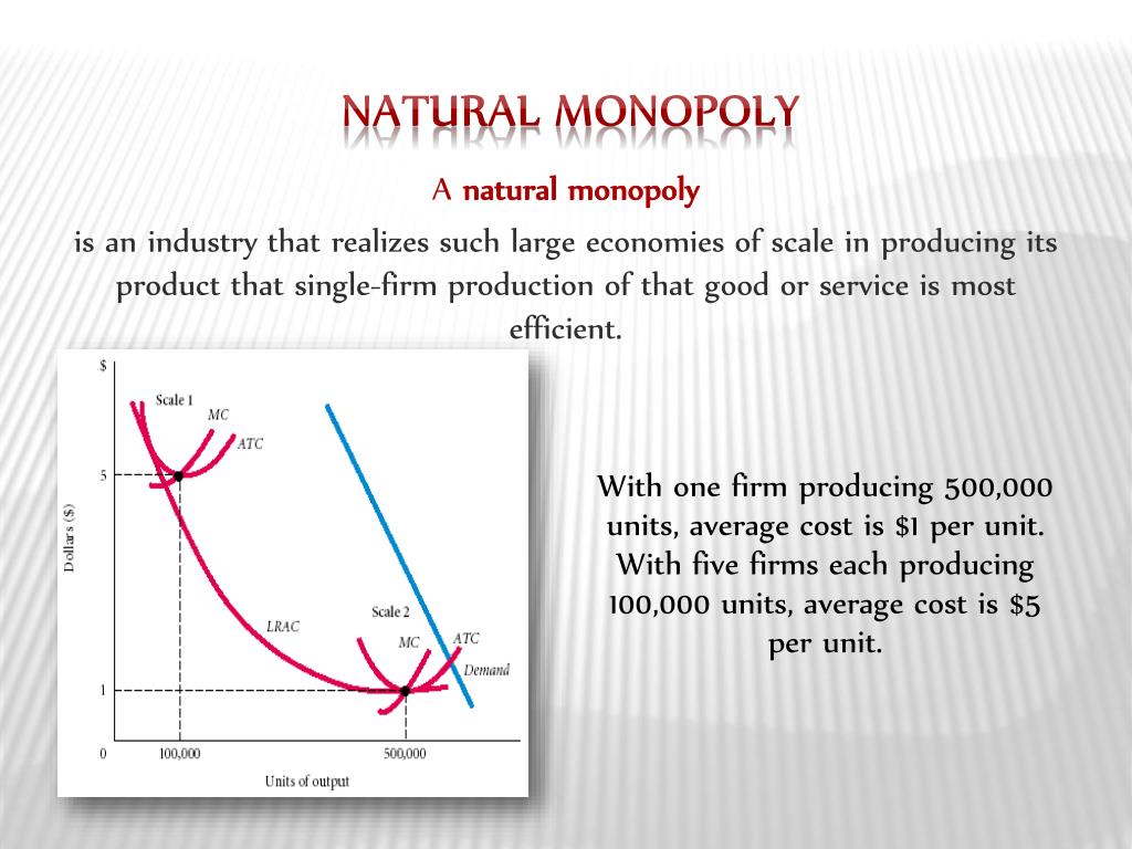 natural monopoly definition natural monopoly definition