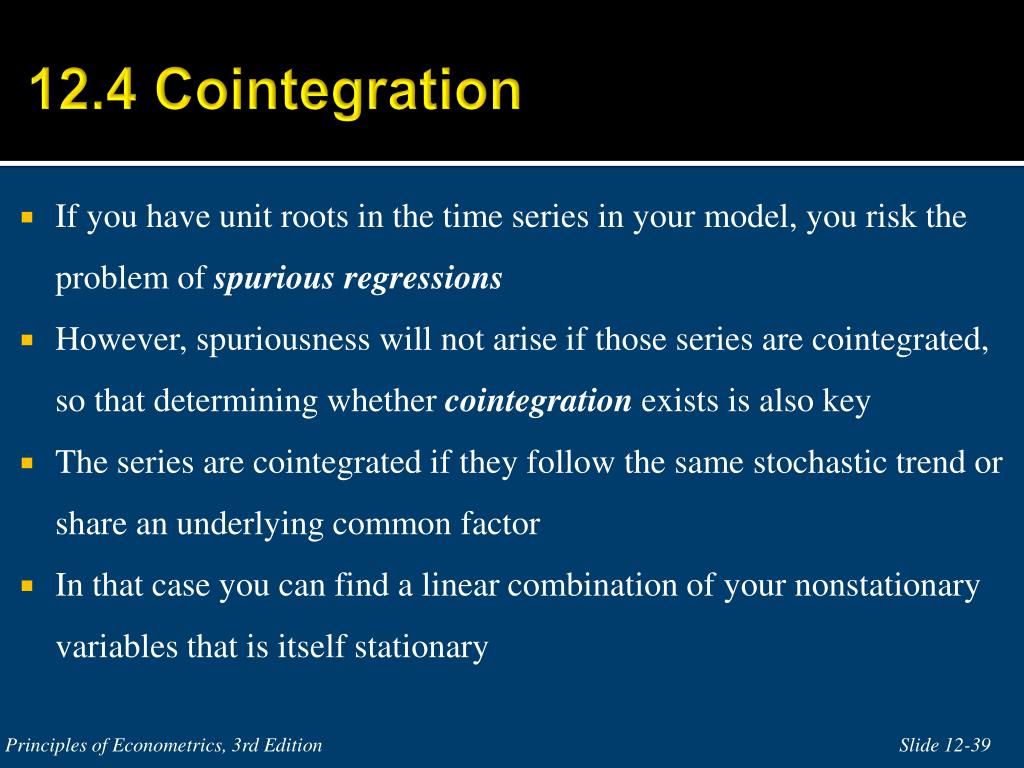 cointegration factor models investing