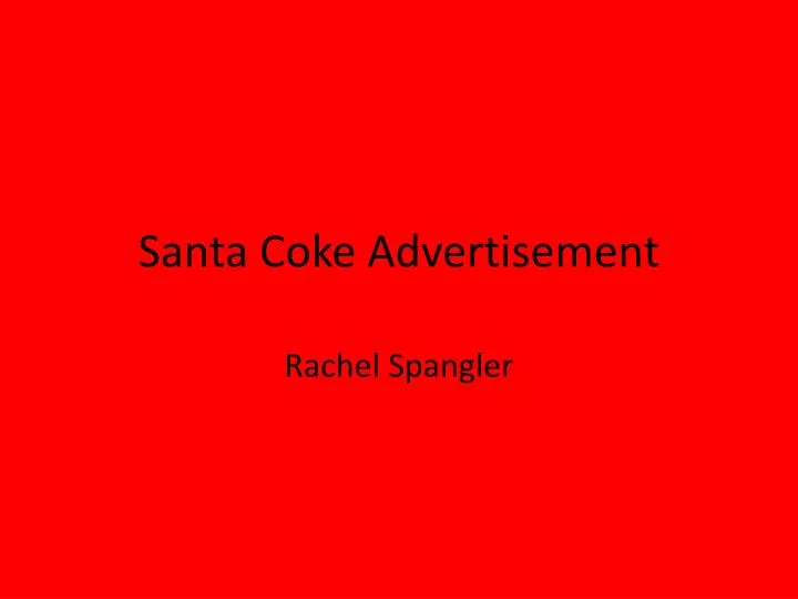 santa coke advertisement n.