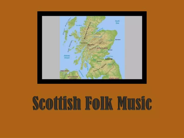 scottish folk music n.