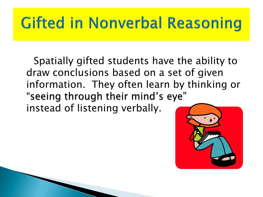 Nonverbal gifted students