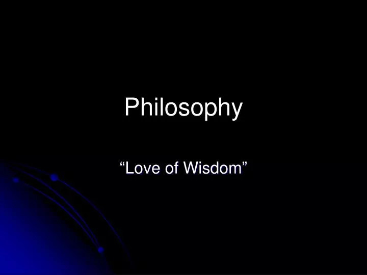 philosophy n.