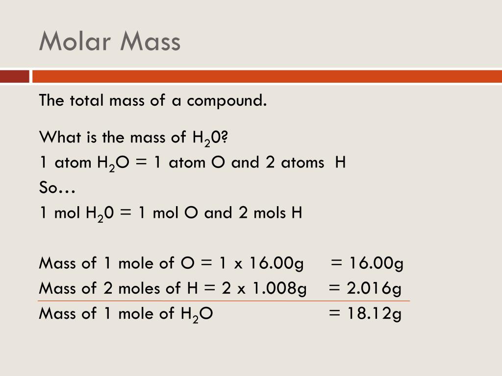 molar mass of oxygen