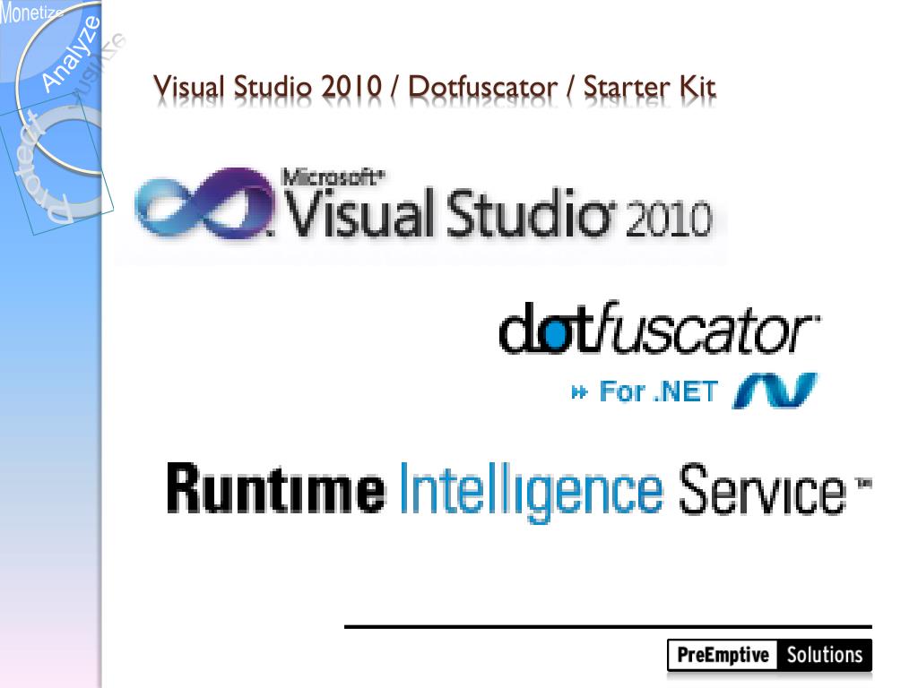 using dotfuscator visual studio 2010 using dotfuscator visual studio 2010