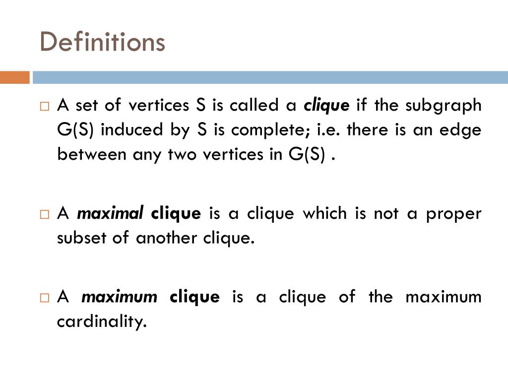 PDF) Finding a Summary for All Maximal Cliques