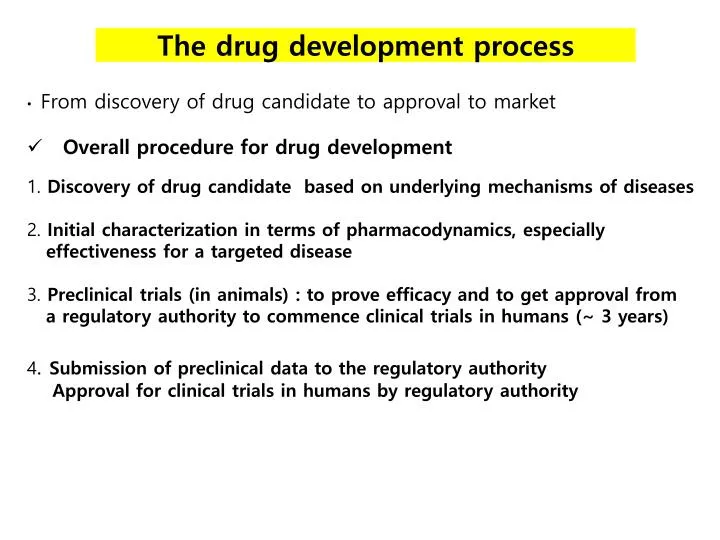 the drug development process n.