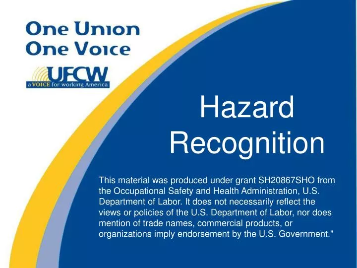 Ppt hazard recognition powerpoint presentation free download id