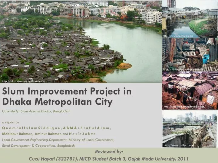 analysis of urban slum case study of korail slum dhaka