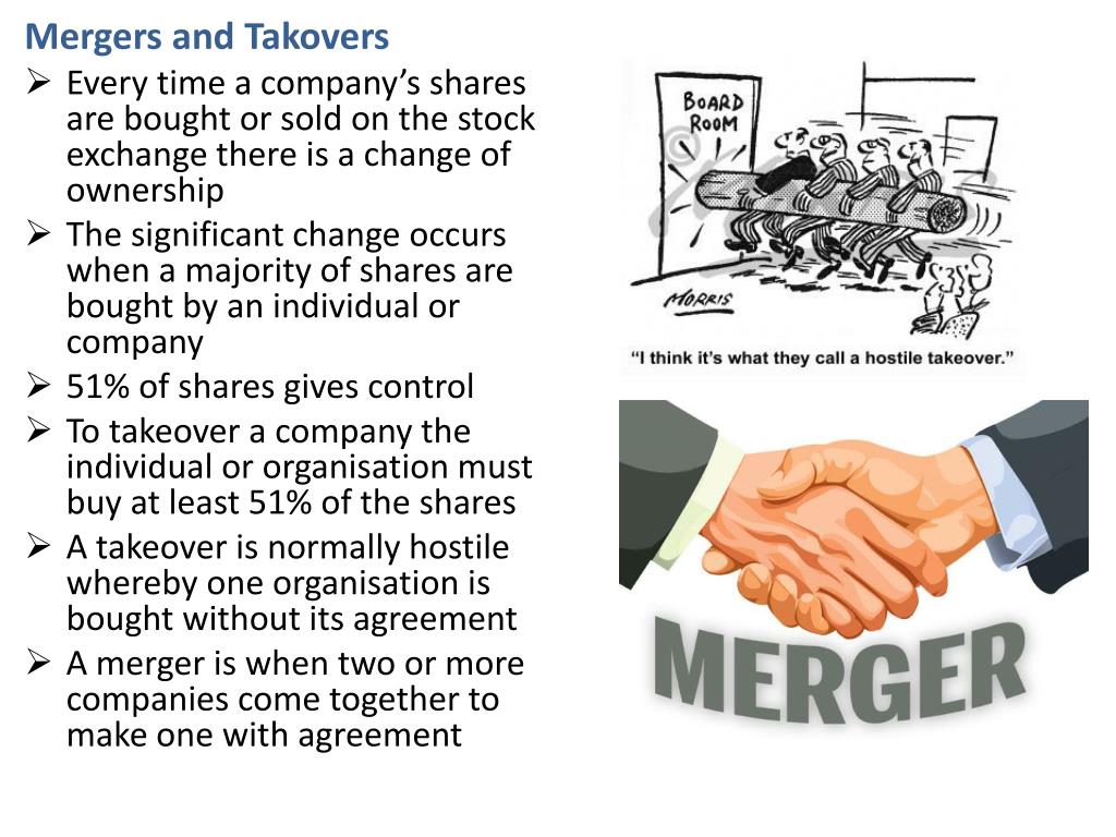 PPT - Takeovers and Mergers PowerPoint Presentation, free download - ID