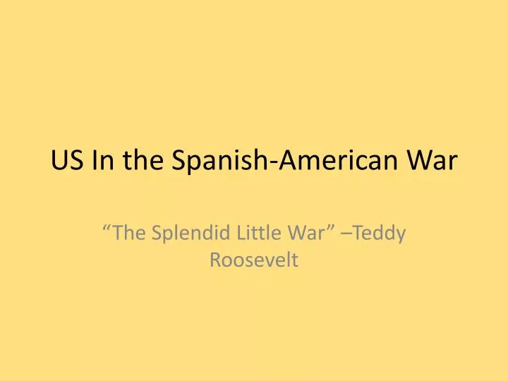 us in the spanish american war n.