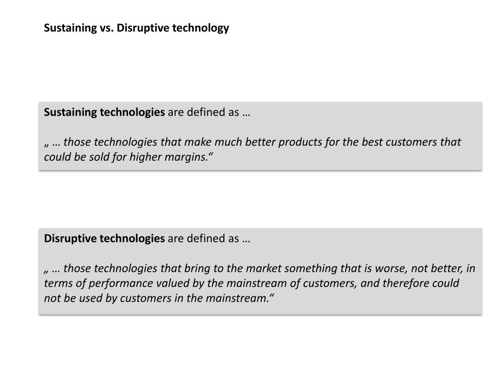 PPT - The Innovator‘s Dilemma Clayton M. Christensen Meeting the ...